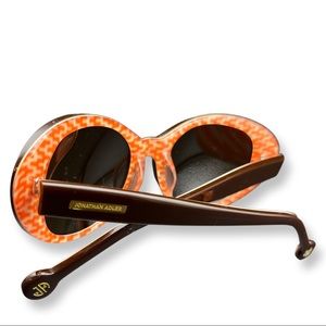 Jonathan Adler Palm Beach UF Sunglasses 53/19/140 Brown with orange